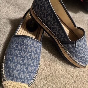 Michael Kors Blue Patterned Espadrilles